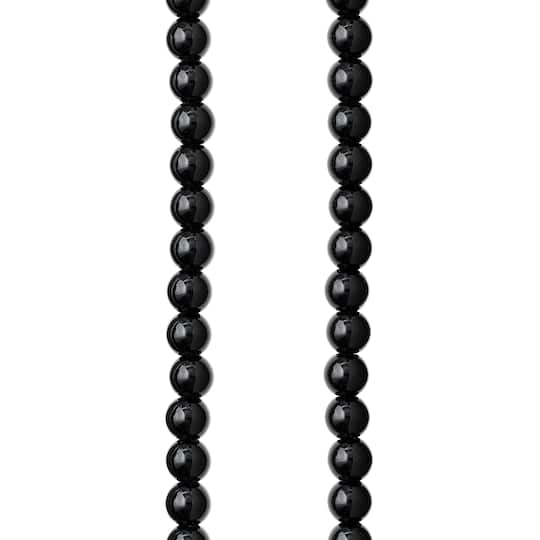 Black Jasper Round Beads, 6mm by Bead Landing&#x2122;